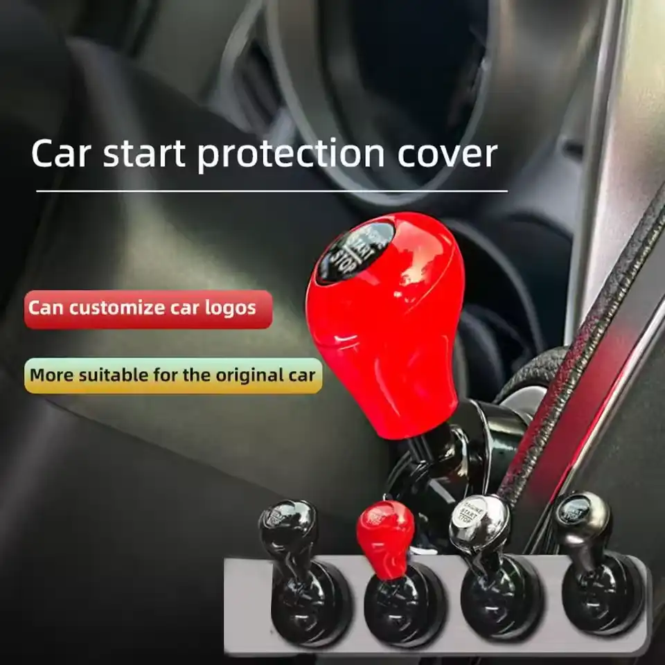 Car Start Button Push Start Auto Ignition Button Cover Decoration Diameter One Button Start Protection